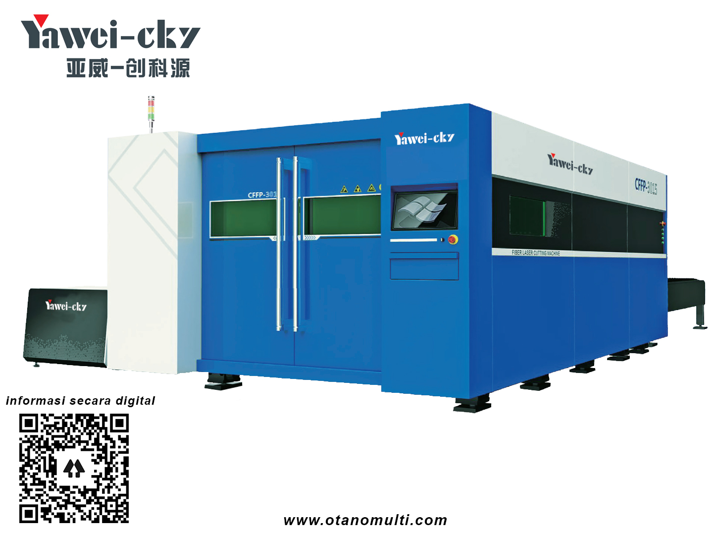 Yawei CKY CFFP-D Series Fiber Laser Cutting Machine